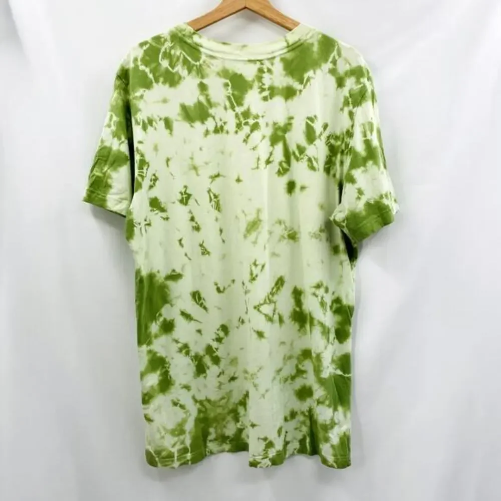 The North Face‎ green tie dye tee